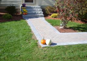 New Concrete Paver Walkway
