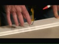 How to Fasten Trim to Drywall Attached to Metal Wall Studs Video