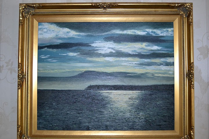 Lake Winnipesaukee with Mountains in the Distance