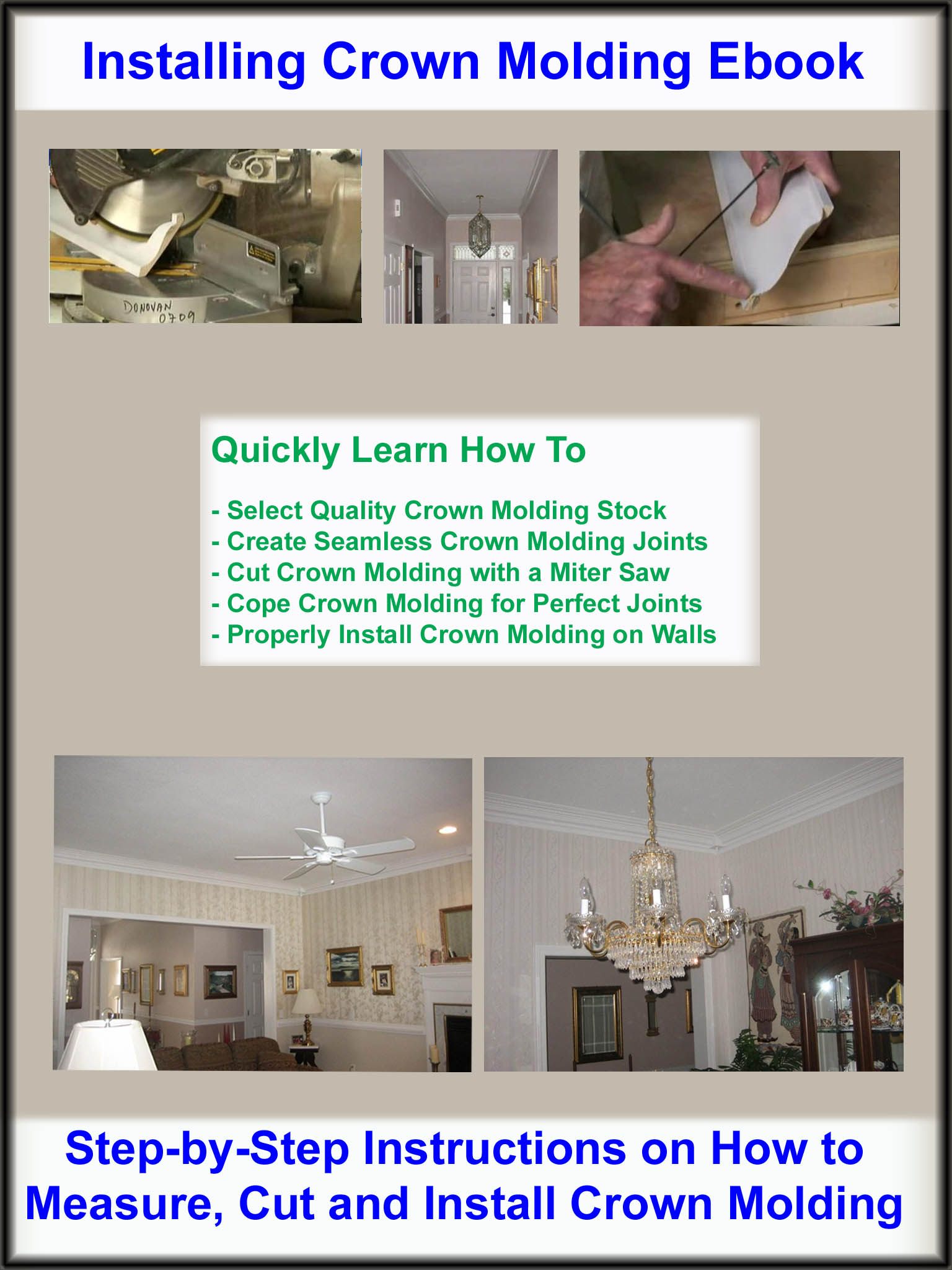 Installing Crown Molding Ebook