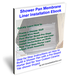 Shower Pan Membrane Liner Installation Ebook