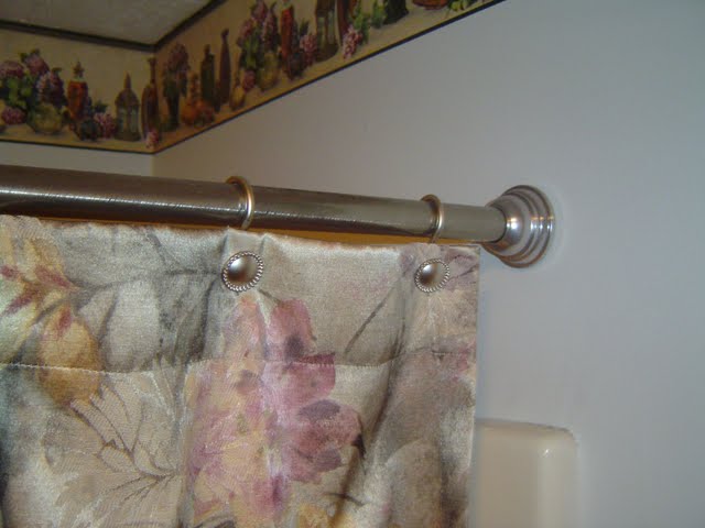 How to install an adjustable shower rod.