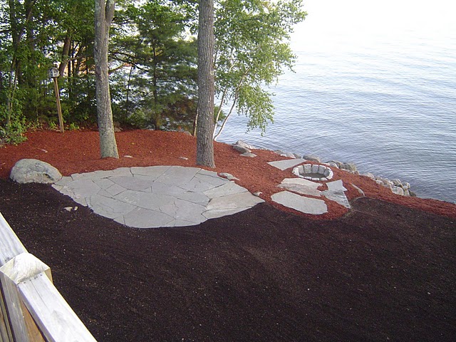 Elliptical Bluestone Patio