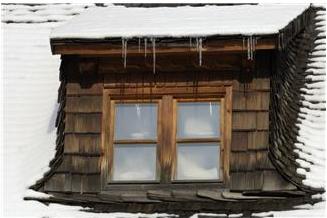 Cedar shingles have been used for roofing and siding for centuries.