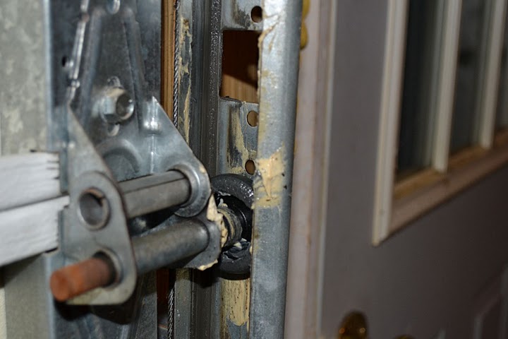 Garage door tracks and rollers should be inspected for sufficient grease and no obstructions.