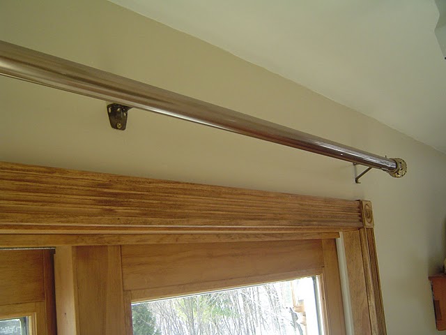 Curtain Rods Brushed Nickel Curtain Rods for Molding