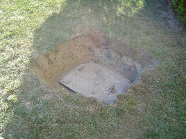 Frozen Septic Tank