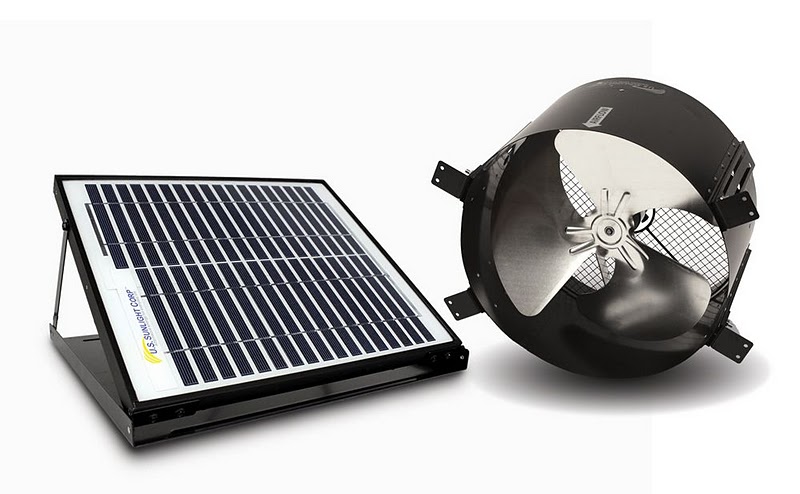 All Purpose Solar Powered Ventilator System