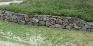Stone Retaining Wall