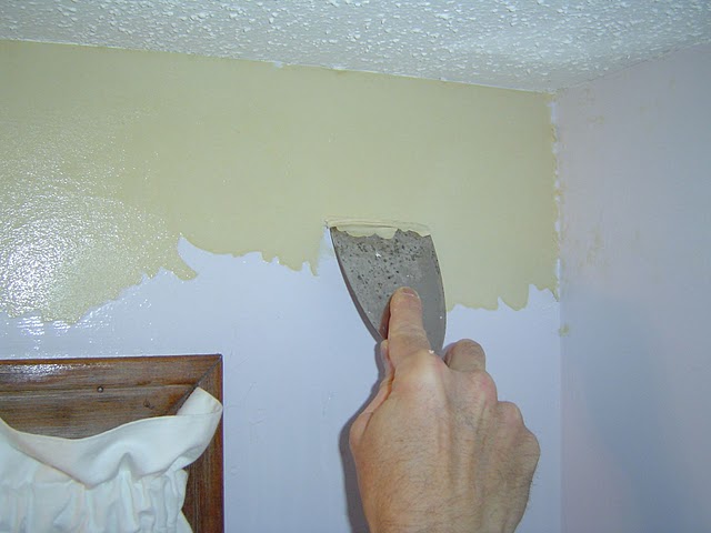 removing wallpaper glue. Removing wallpaper border