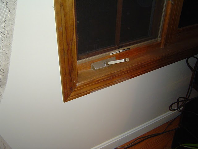 Window trim installed in a wrap-around style.