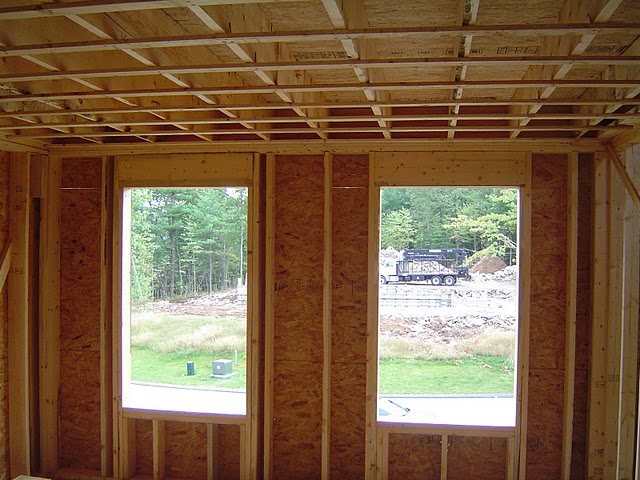A home addition project during its rough construction phase.